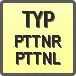 Piktogram - Typ: PTTNR/L